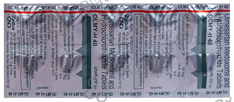 Olmy H 40 12.5/40mg Tablet 10s