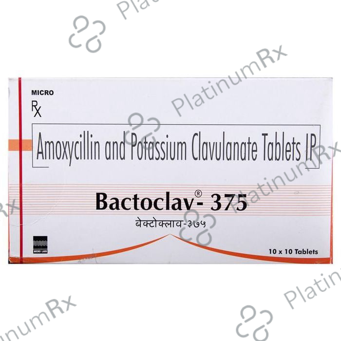 Bactoclav 375 250/125mg Tablet 10s
