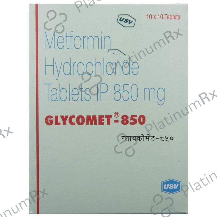 Glycomet 850mg Tablet 10s