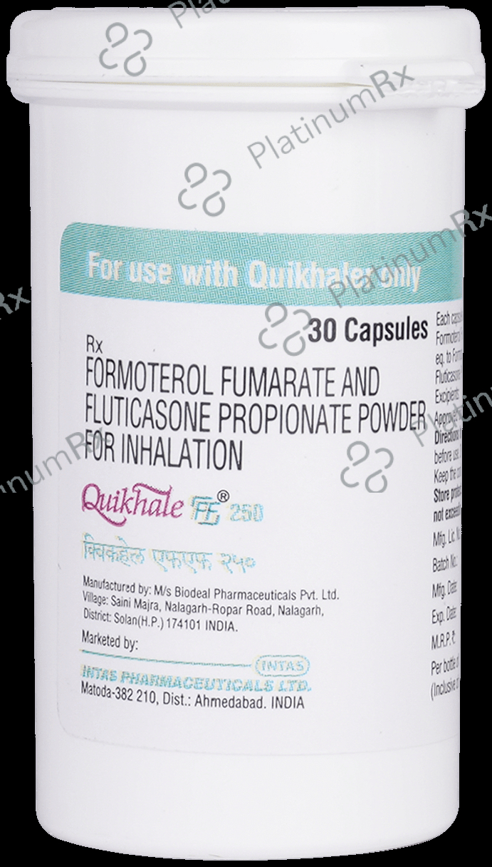 Quikhale FF 6/250mcg Capsule 30s