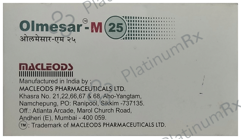 Olmesar M 25 23.75/20mg Tablet ER 15s