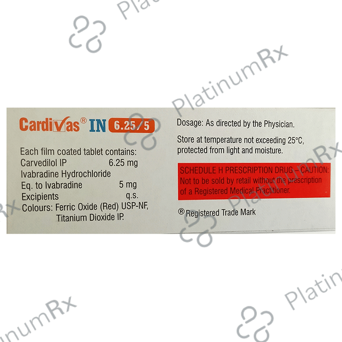 Cardivas IN 6.25/5 Tablet