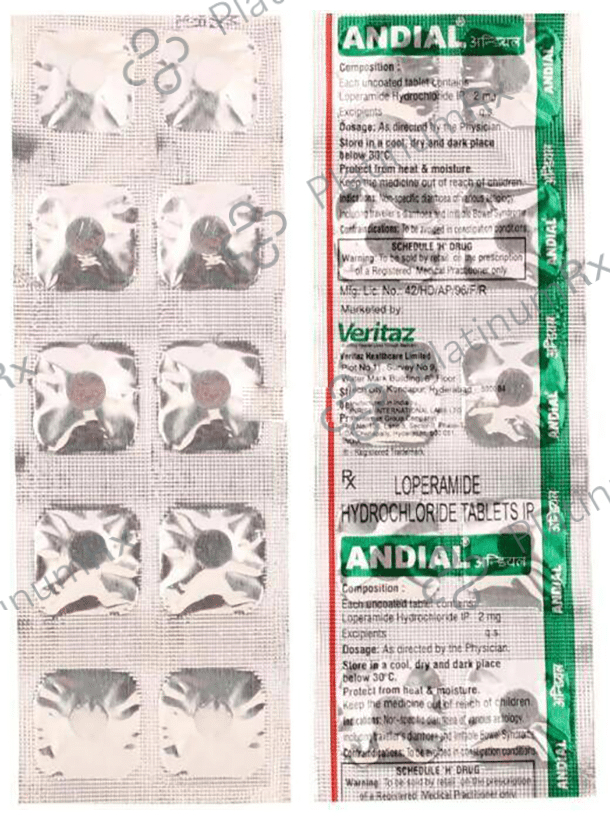Andial 2mg Tablet 10s