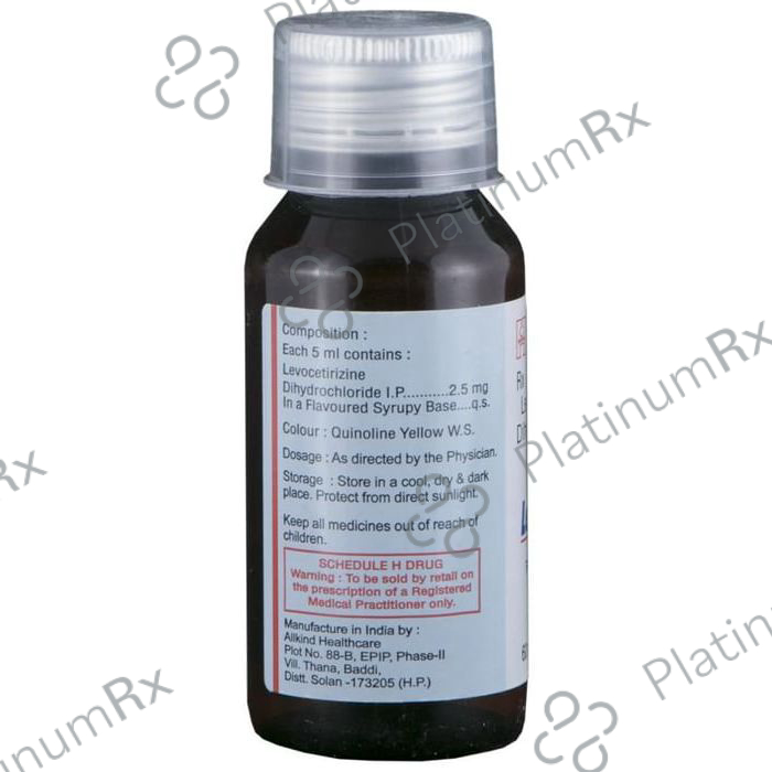 Levocet 2.5mg Syrup 60ml