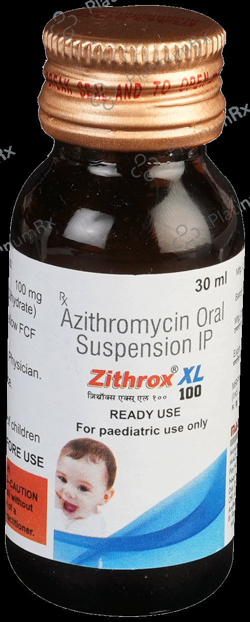 Zithrox XL 100mg Dry Syrup 30ml