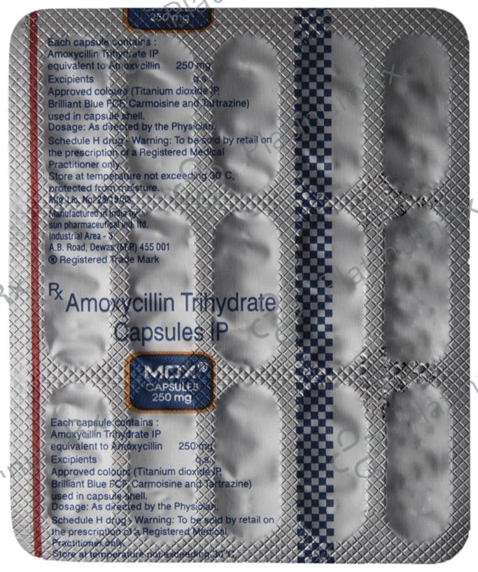 Mox 250mg Capsule 15s