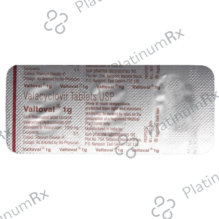 Valtoval 1000mg Tablet 3s