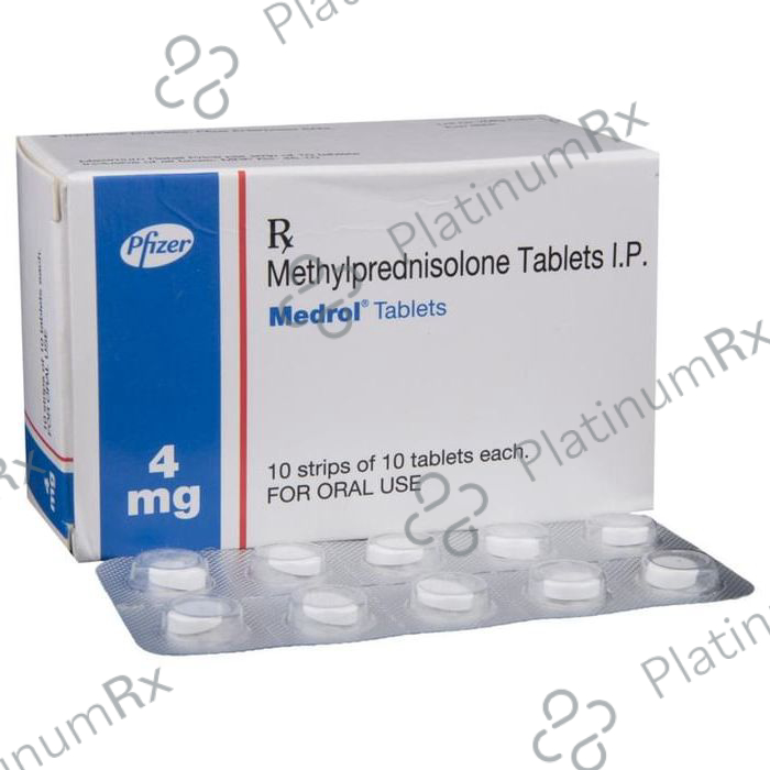 Medrol 4mg Tablet 10s