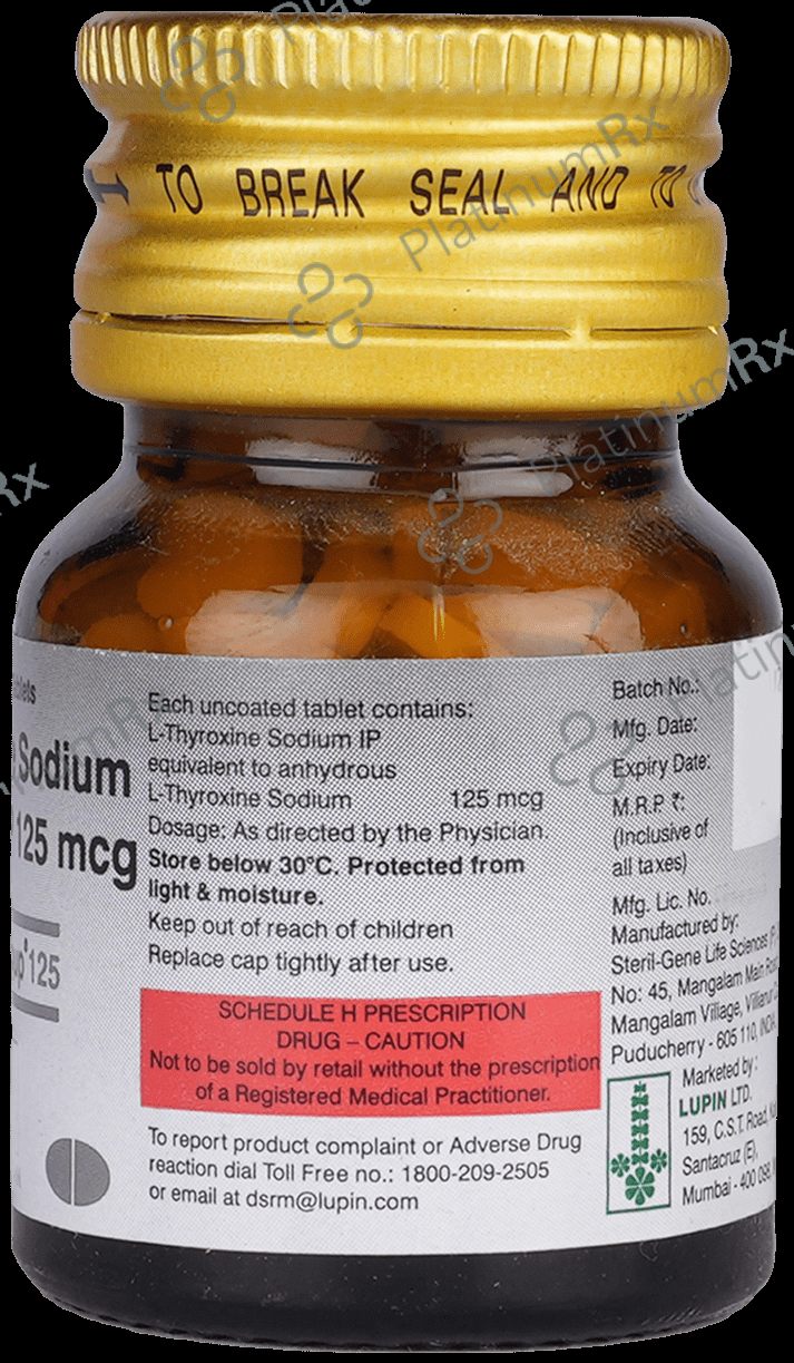 Thyroup 125mg Tablet 120s