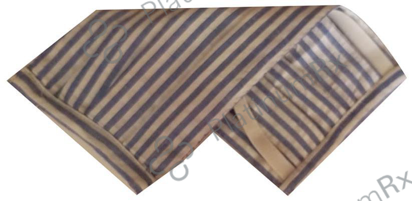 XOXO Organic Cotton Fabric Mask Blue and White Striped