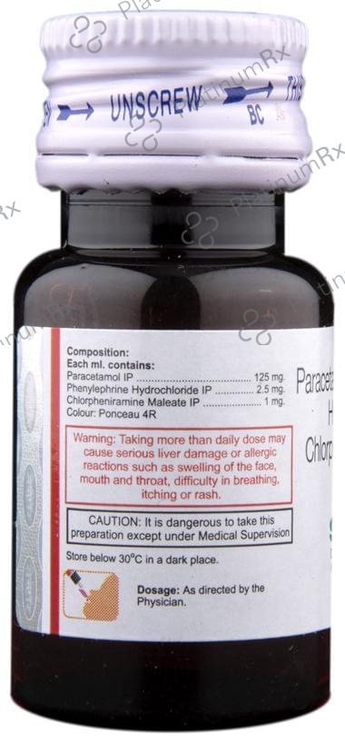 Sinarest Paediatric 1/125/2.5mg Oral Drops 15ml