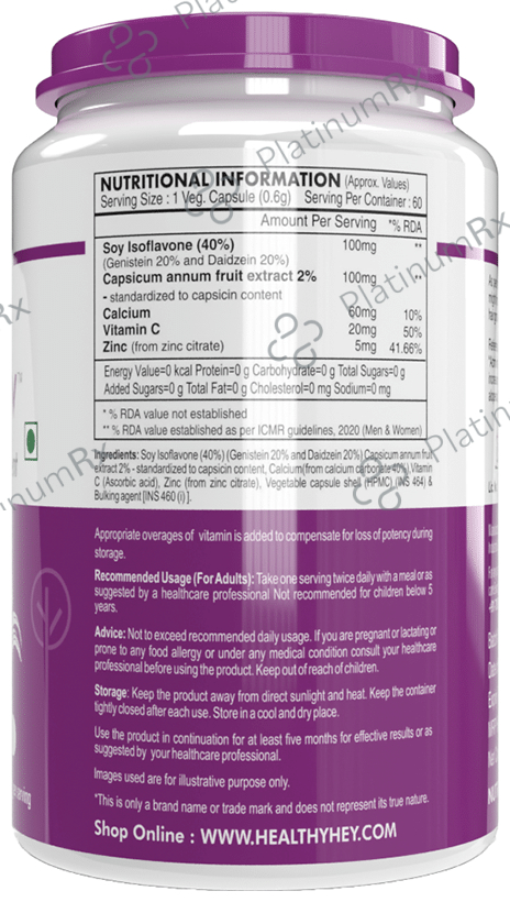 HealthyHey Nutrition HairVgrow Vegetable Capsule