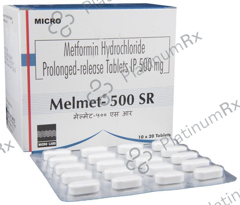 Melmet 500mg Tablet SR 20s
