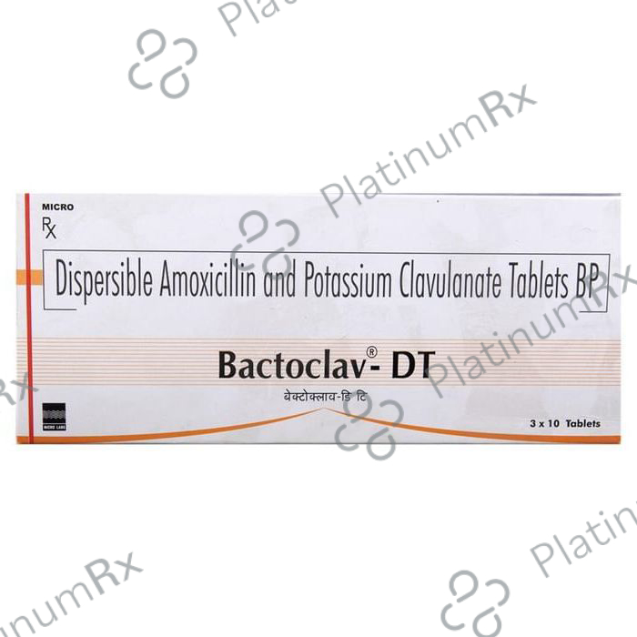 Bactoclav DT 200/28.5mg Tablet 10s