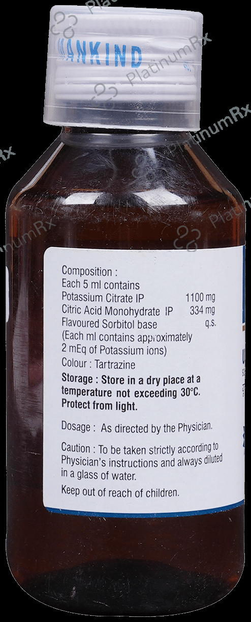 Urikind K 1100/334mg Oral Solution 100ml