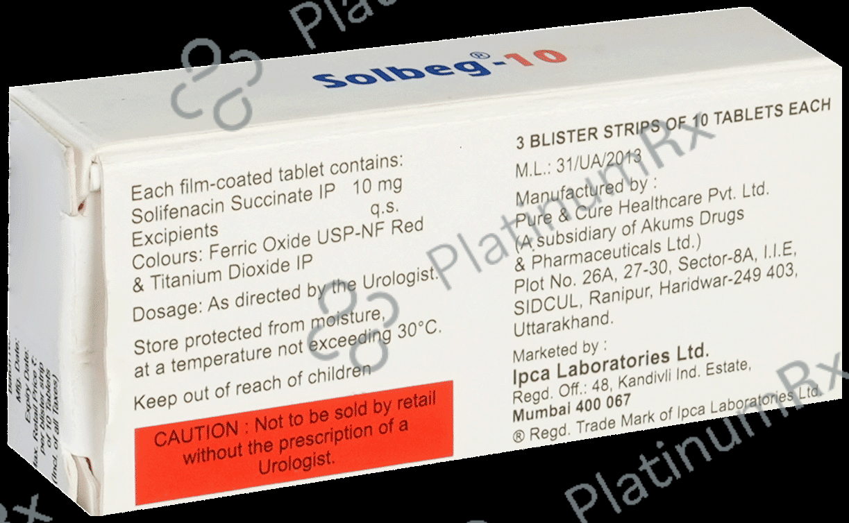 Solbeg 10mg Tablet