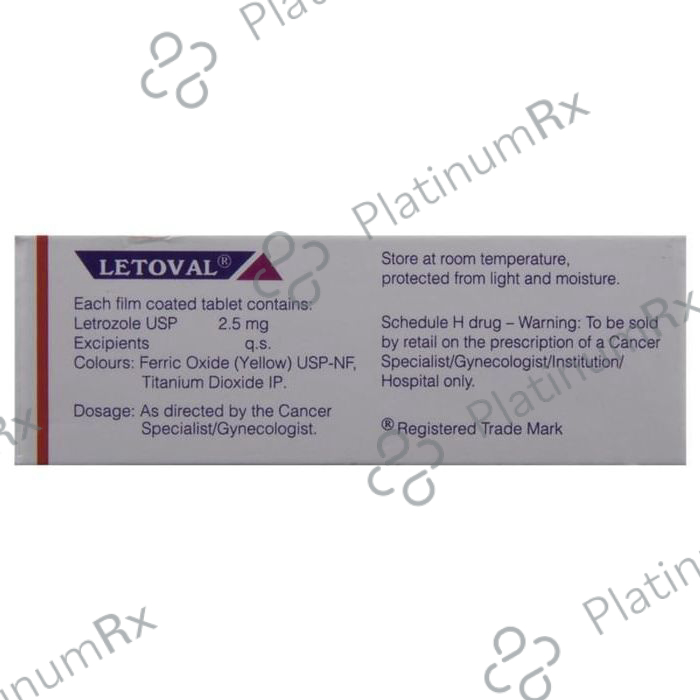 Letoval 2.5mg Tablet 5s