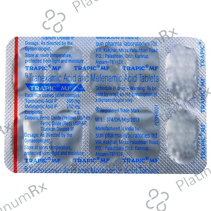 Trapic MF 250/500mg Tablet 10s