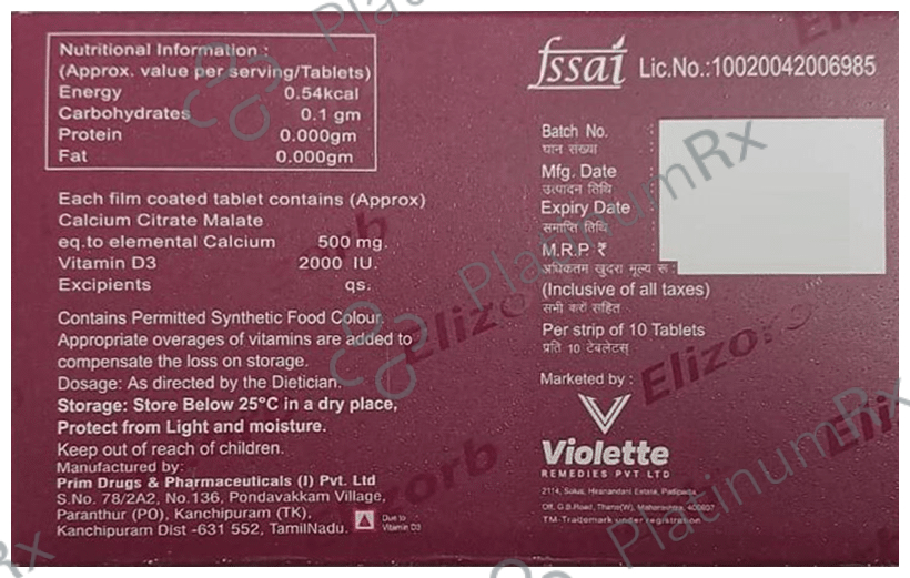 Elizorb Tablet