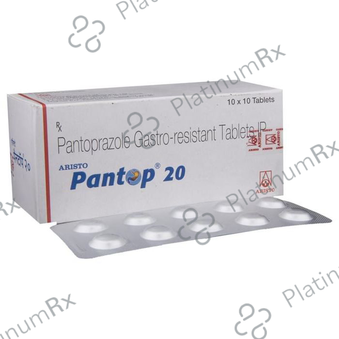 Pantop 20mg Tablet 10s
