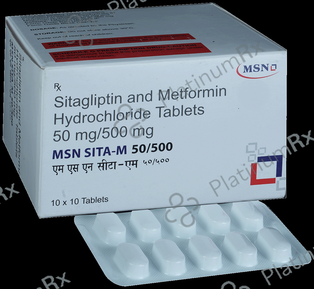 MSN Sita-M 50mg/500mg Tablet