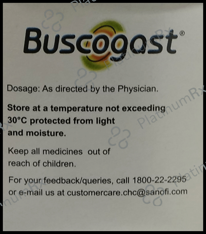 Buscogast 20mg Injection 10s