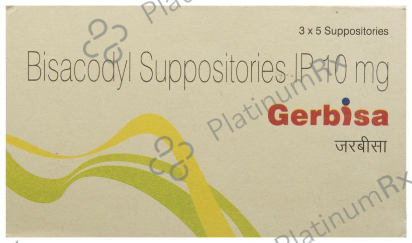 Gerbisa 10mg Suppository 5s
