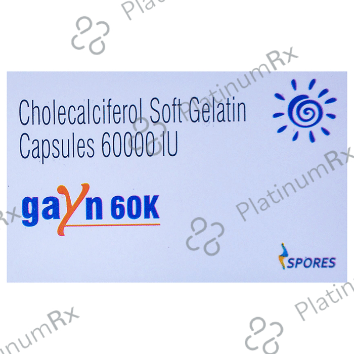 Gayn 60K Soft Gelatin Capsule