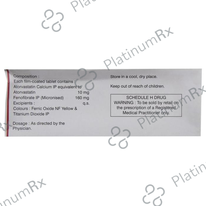 Atchol F 10/160mg Tablet 10s