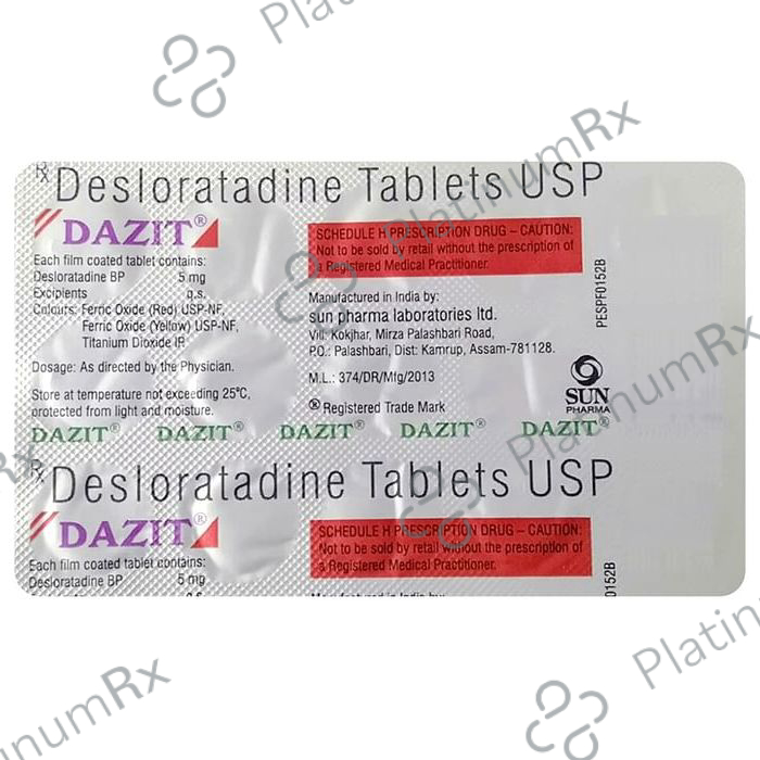 Dazit 5mg Tablet 15s
