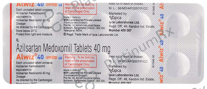 Alwiz 40mg Tablet 10s