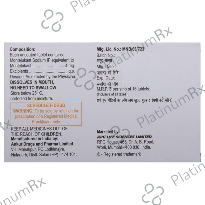 Romilast L 5 2.5/5mg Tablet 10s