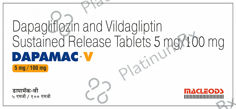 Dapamac-V 5mg/100mg Tablet SR