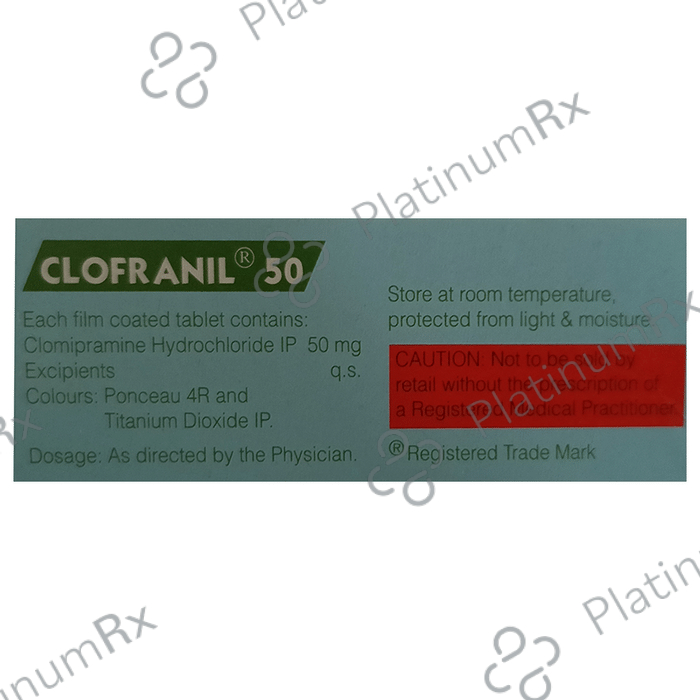Clofranil 50mg Tablet 10s