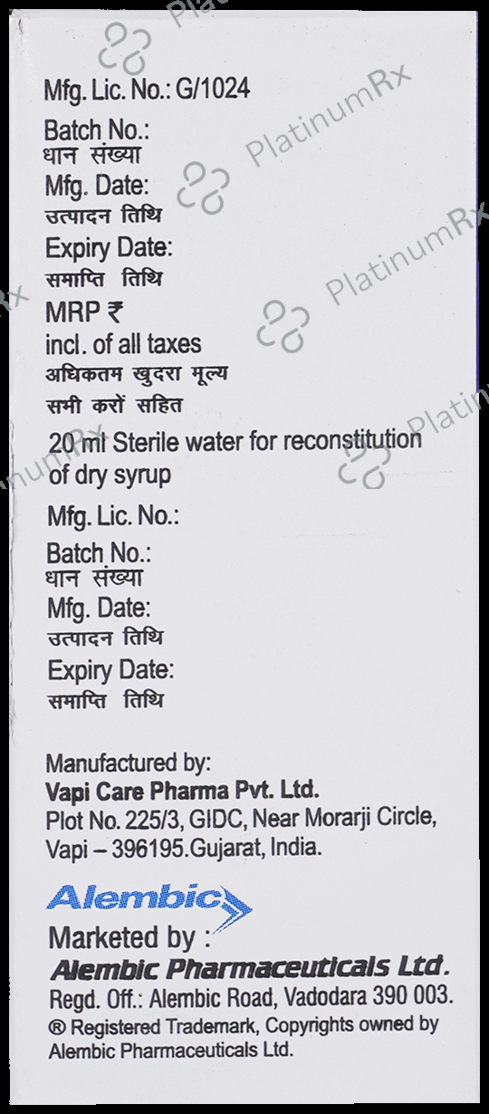 Cloff 125mg Dry Syrup