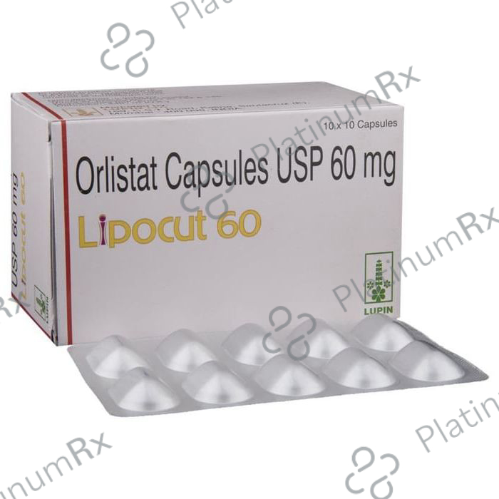 Lipocut 60mg Capsule 10s
