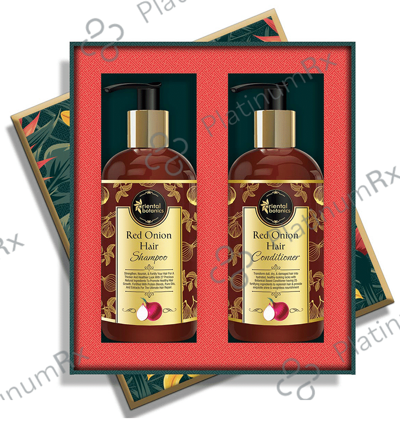 Oriental Botanics Red Onion Hair Shampoo and Hair Conditioner (300ml Each)