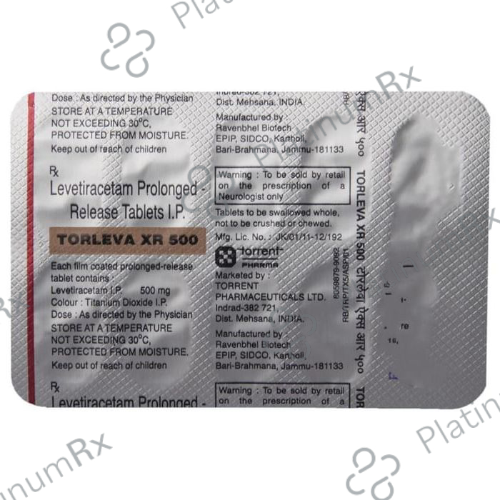Torleva XR 500mg Tablet 10s
