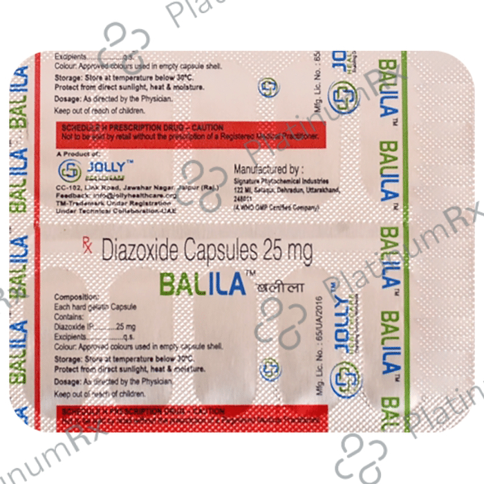 Balila 25mg Capsule