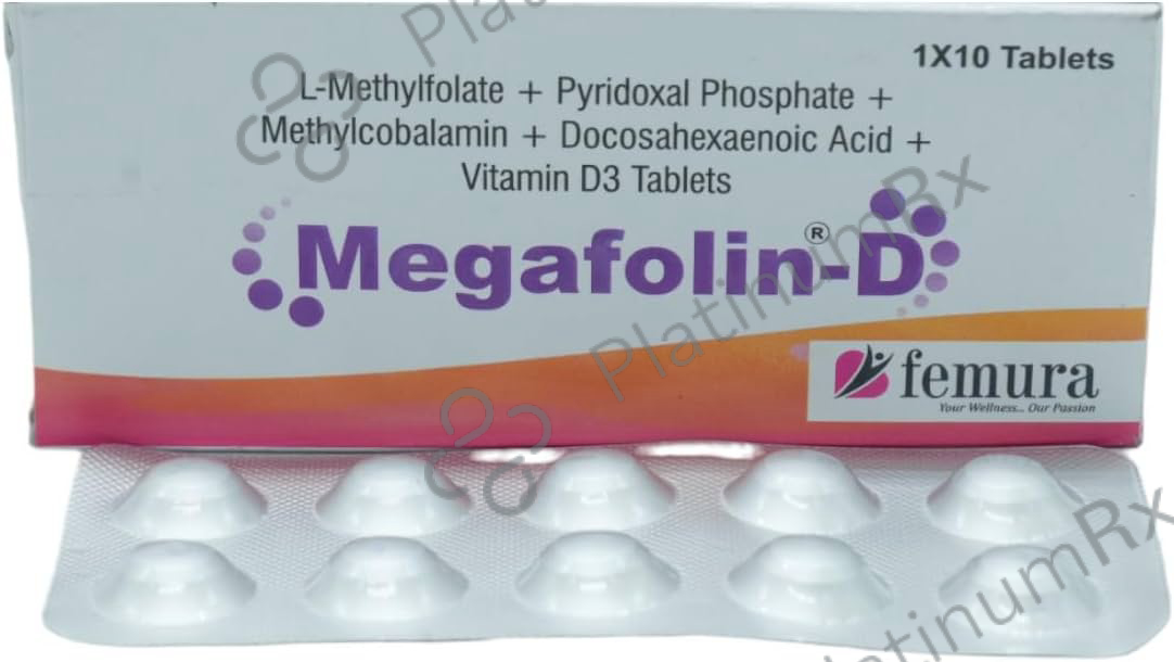Megafolin D Tablet 10s
