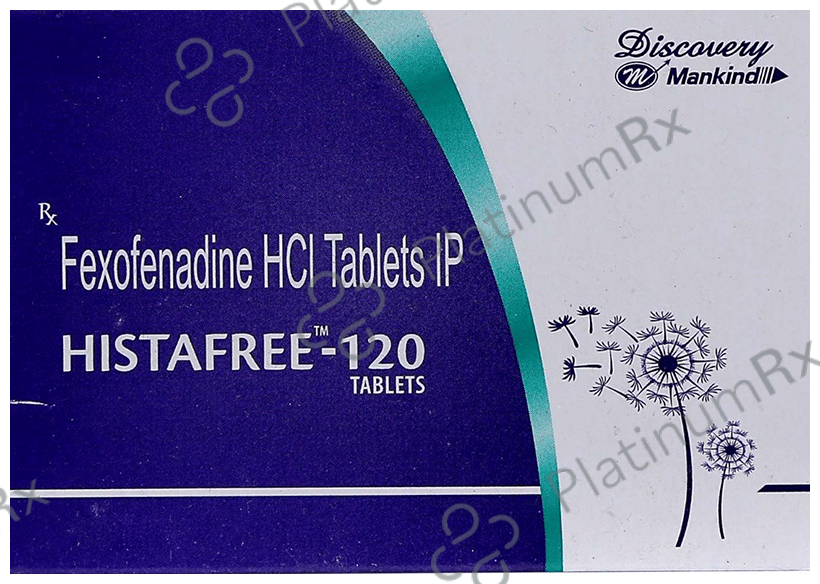 Histafree 120mg Tablet 10s