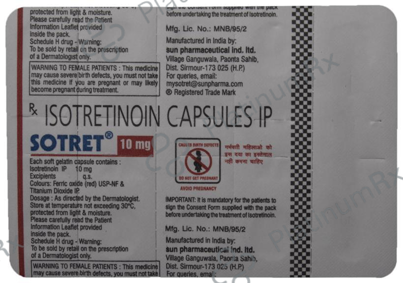 Sotret 10mg Capsule 10s