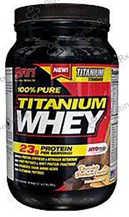 SAN 100% Pure Titanium Whey Protein Powder Chocolate Graham Cracker 2 lb