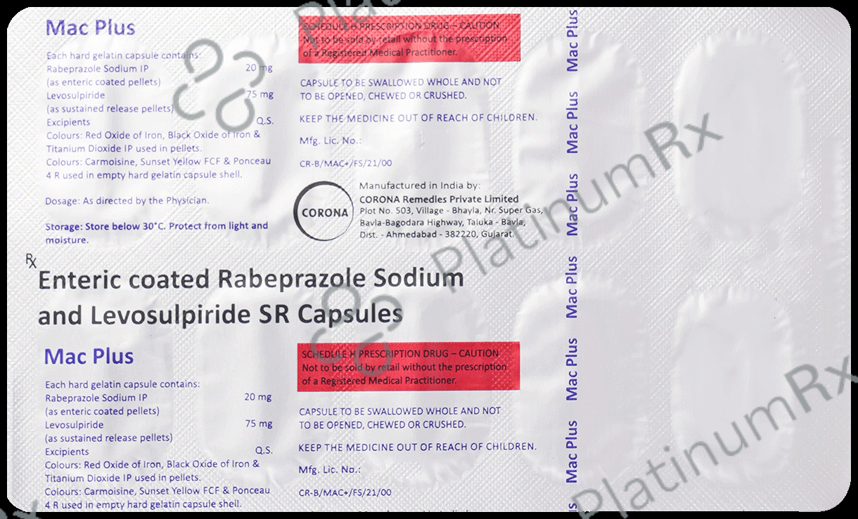 Mac Plus 75/20mg Capsule SR 10s