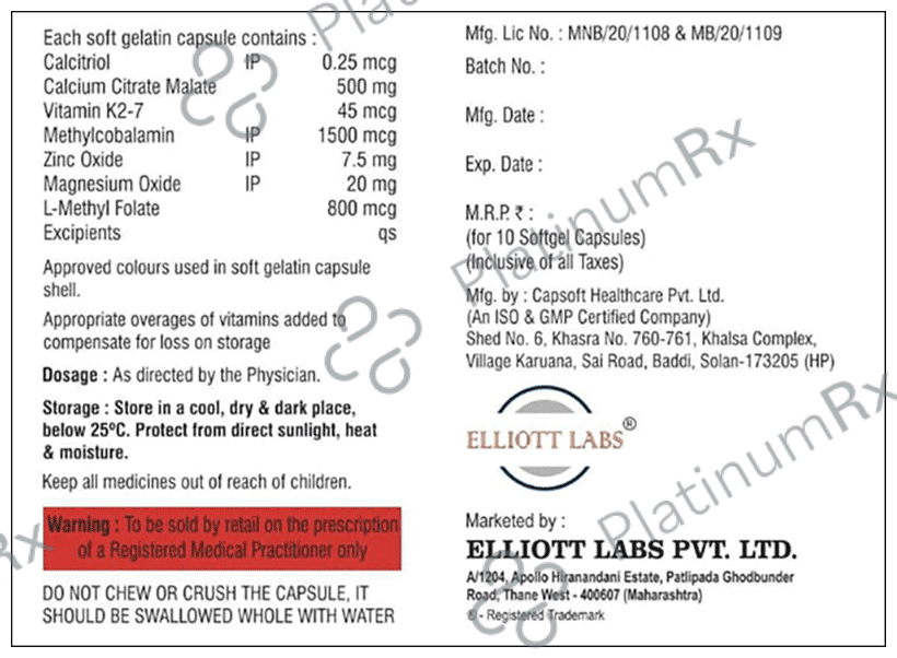 Elitrol Softgel Capsule