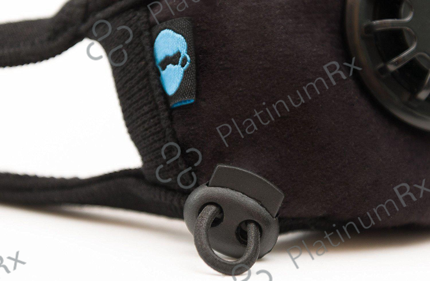 Atlanta Cambridge N95 Basic Anti Pollution Face Mask for PM 2.5, Virus and Bacteria Filtration XL Black
