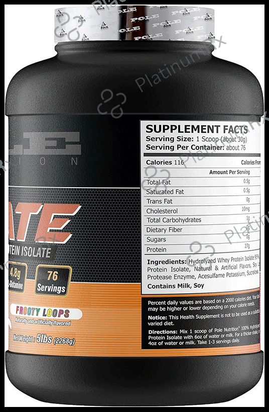 Pole Nutrition Isolate 100% Hydrolyzed Whey Protein Fruity Loops