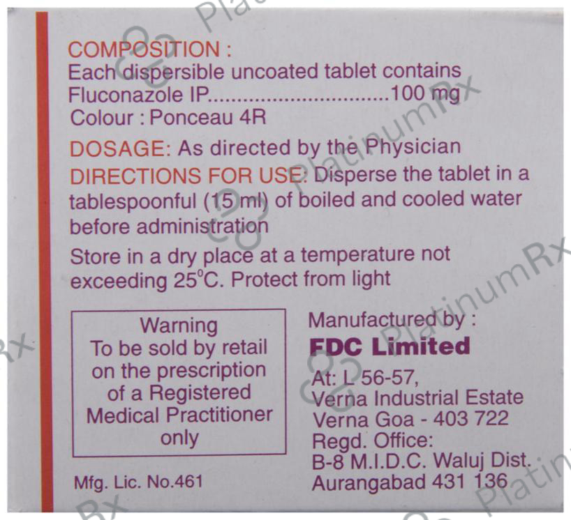 Zocon 100mg DT Tablet 4s