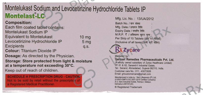 Montelast-LC Tablet