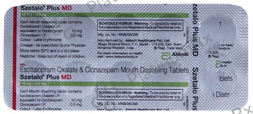 Szetalo Plus MD Tablet